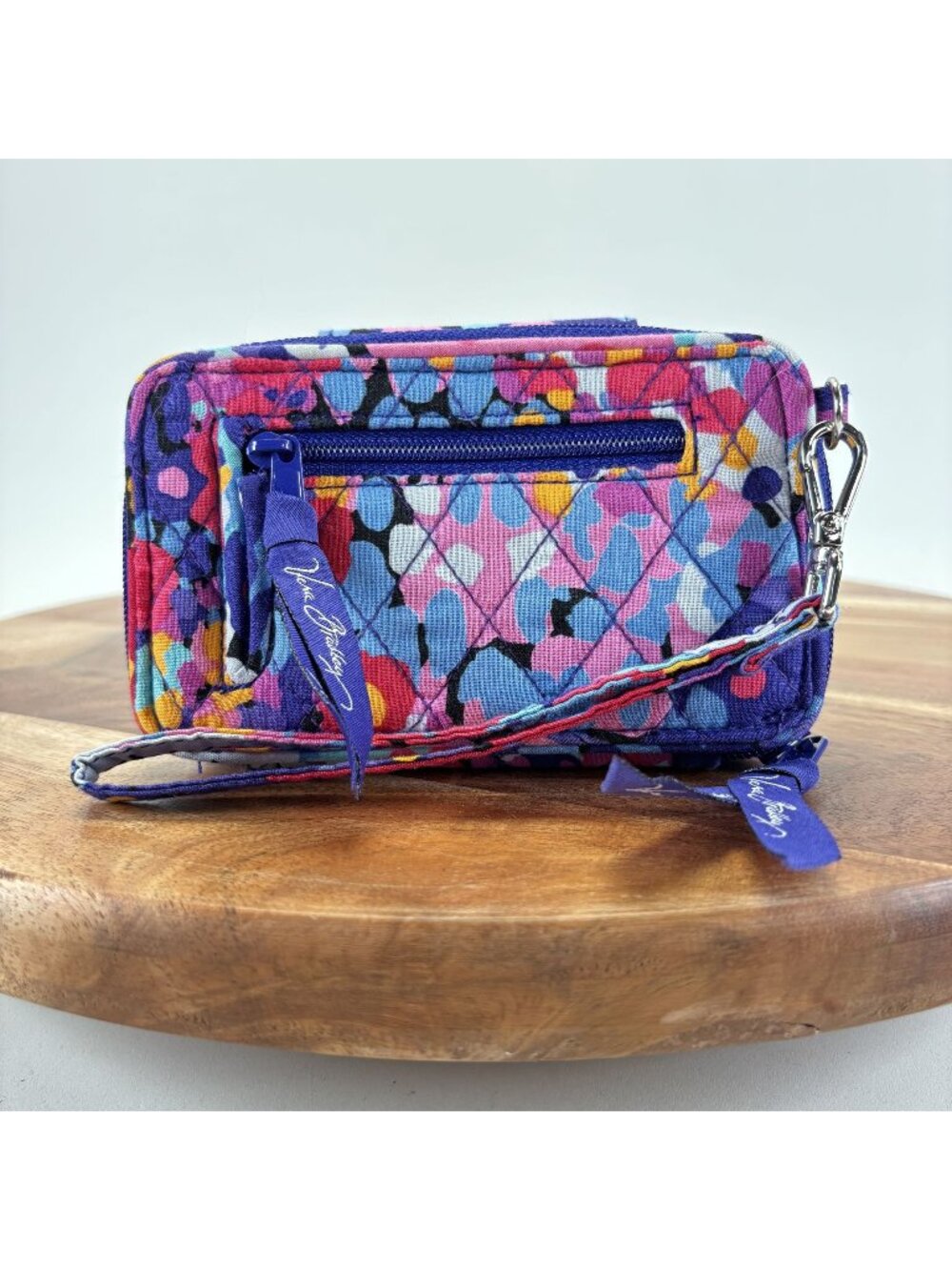 Vera Bradley IMPRESSIONISTA Your Turn Smartphone Wristlet Floral Wallet Retired - Picture 1 of 7
